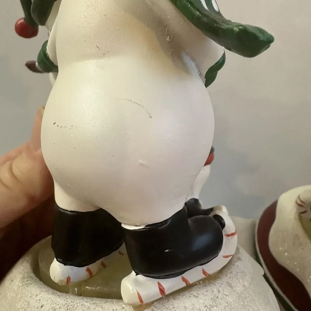 Lot Of 2 Snow Days By Jessica Flick Snowman Stocking Holder Hangers Matching Set